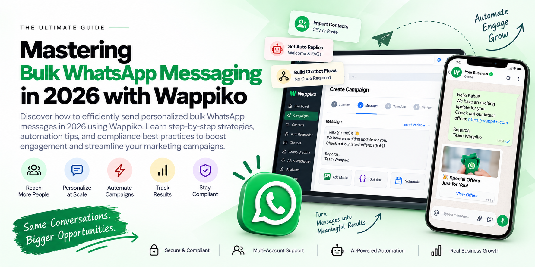 Mastering Bulk WhatsApp Messaging in 2026 with Wappiko